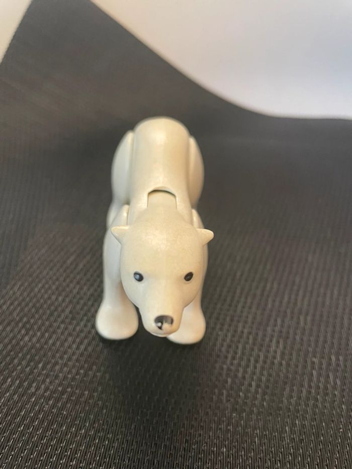 Playmobil lot figurines famille Ours polaires 1 adulte et 2 bébés oursons blancs animaux sauvages - photo numéro 4