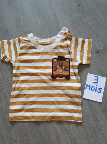 Maillot t-shirt 3mois garçon