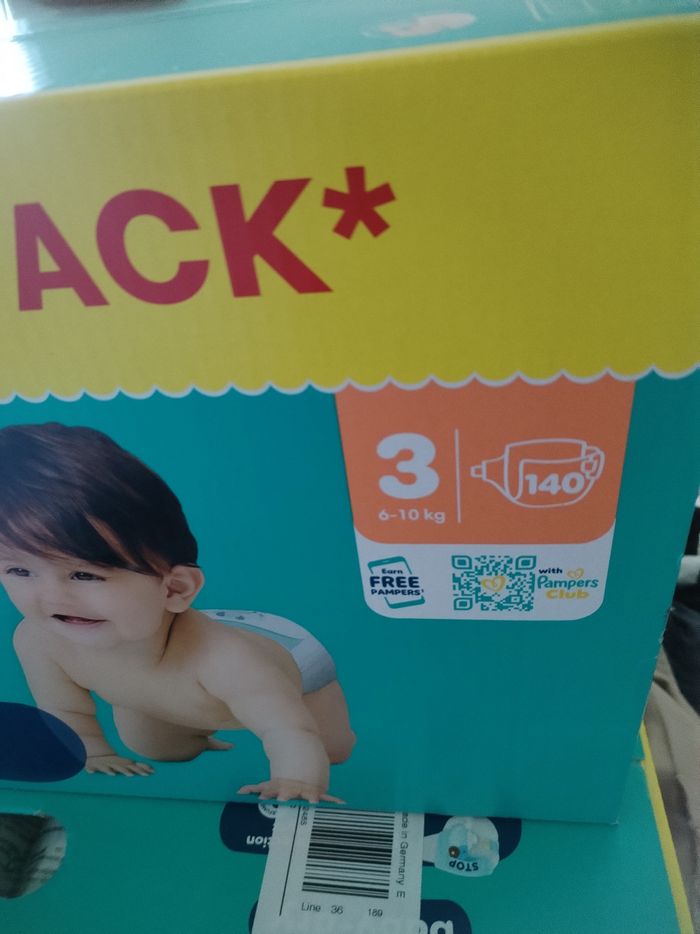 Couches pampers taille 3 - photo numéro 2