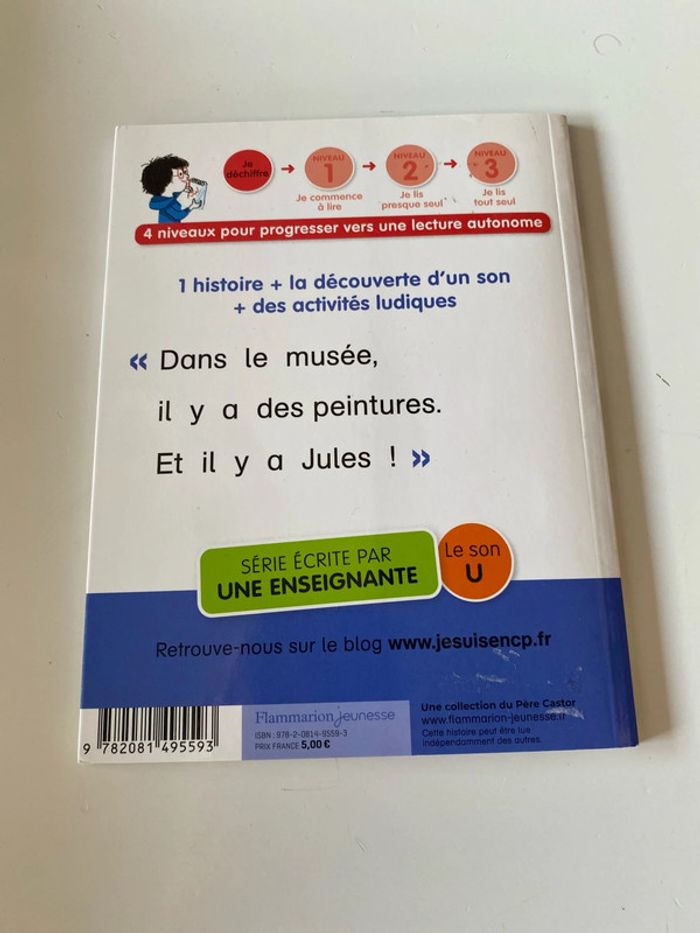 Livre je rentre au CP « Jules au musée » - photo numéro 2