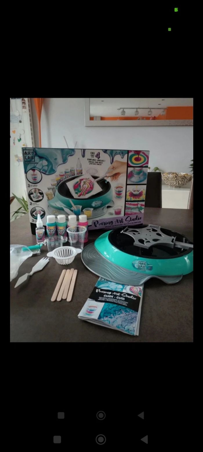 Coffret peinture "pouring Art  studio" - photo numéro 2