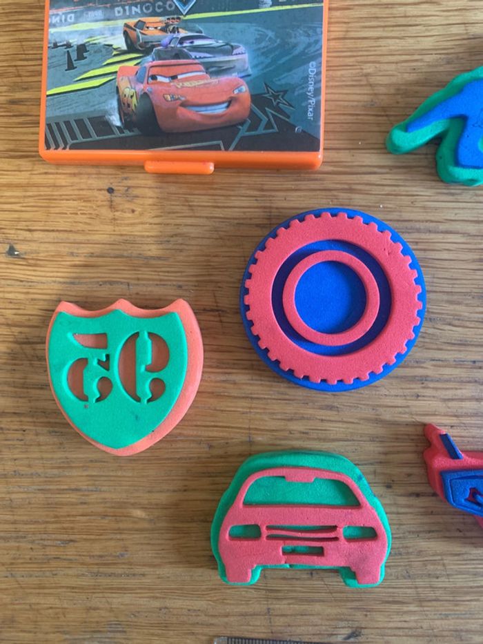 Lot tampons décoratifs Cars - photo numéro 2