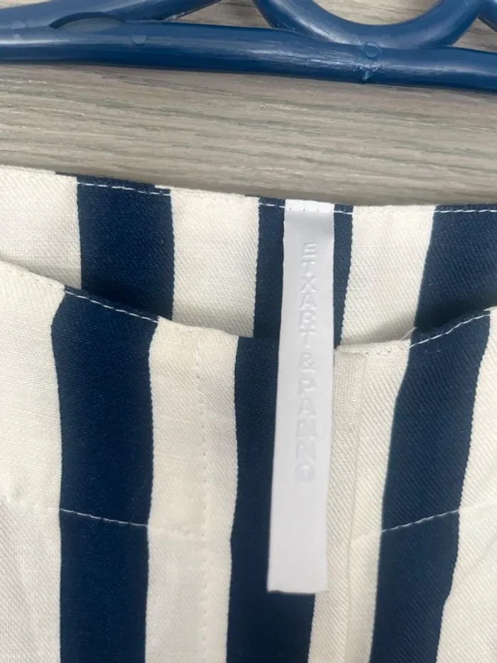 Pantalon rayé (entrejambe 85cm) - photo numéro 2