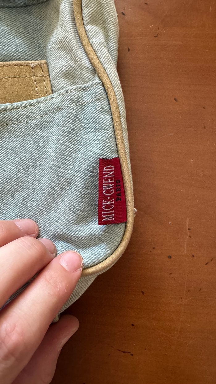 Petit sac à main jeans, mick gwend - photo numéro 2