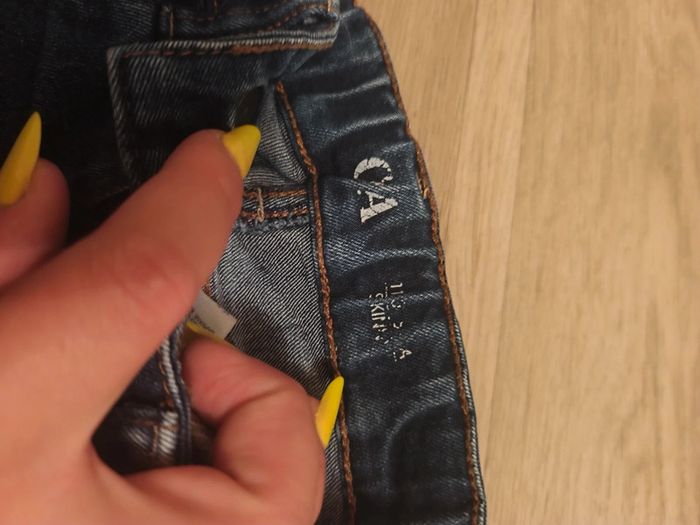 Jean bleu marque C&A taille 110/116 cm 5/6 ans - photo numéro 4