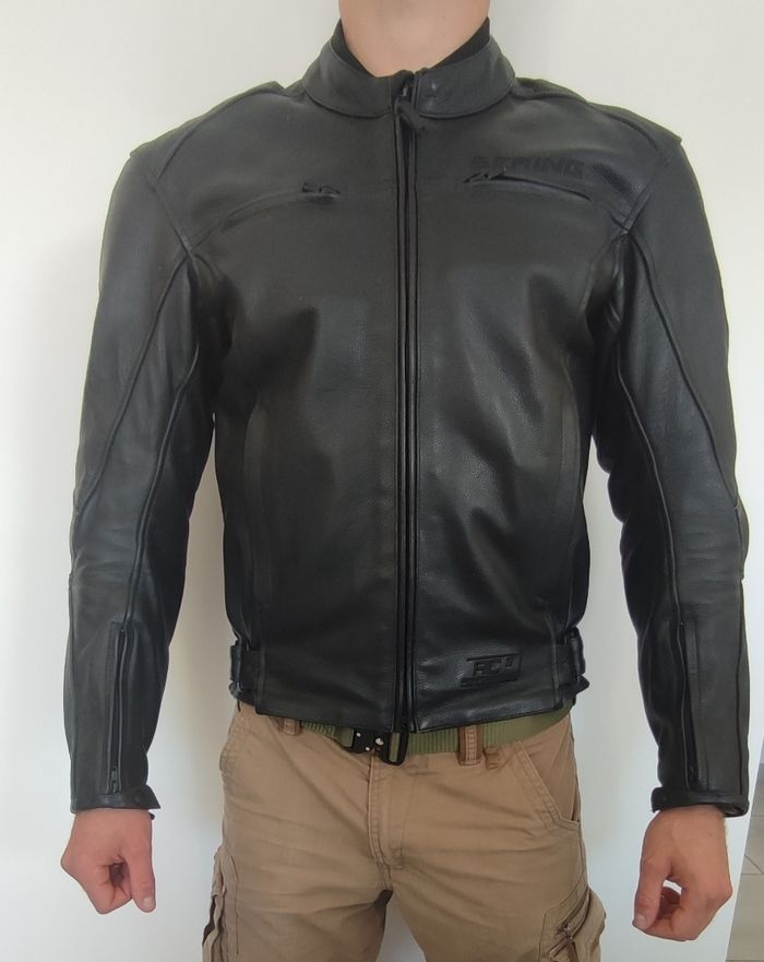 🏍️ Blouson de moto 100% cuir marque Bering vendu avec sa doublure thermique - homme, taille M - excellent état - photo numéro 5