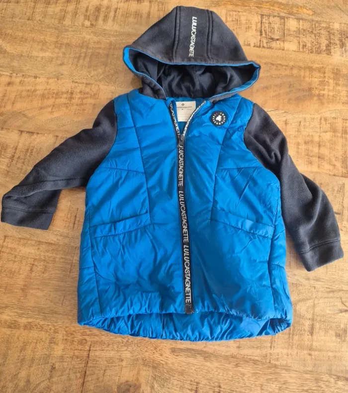 Manteau bleu lulu castagnette