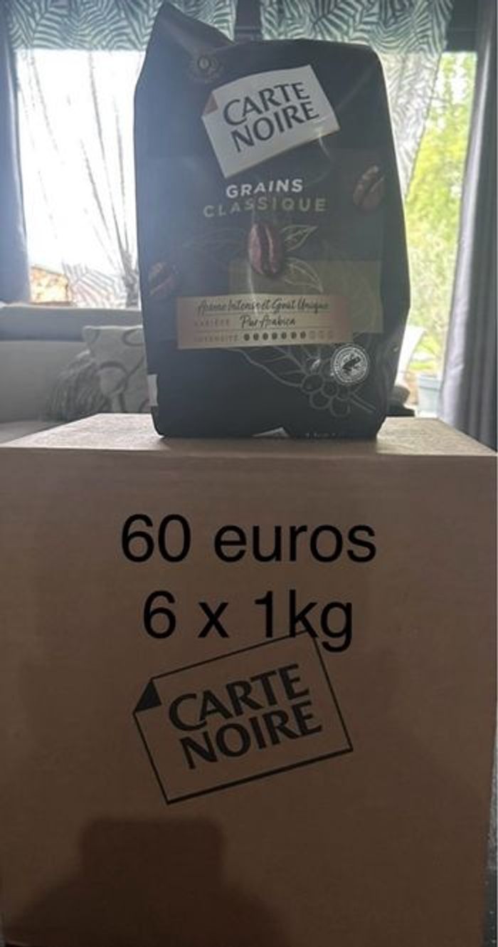 Café grain carte noire 6kg