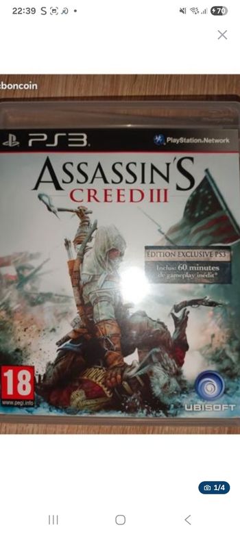 Assassin’s creed 3 PlayStation 3