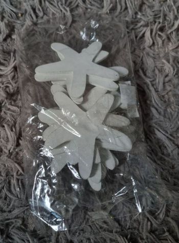 Lot 11 étoiles de mer en bois