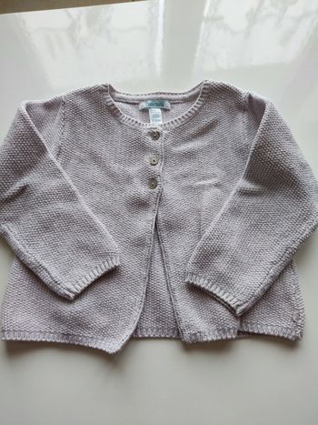 Gilet  rose et brillant