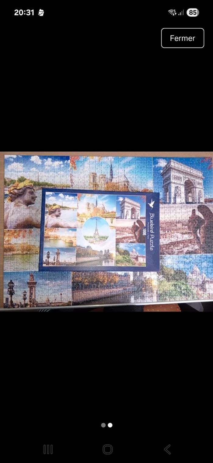 Lot de 6 puzzles 1000 pièces - photo numéro 5