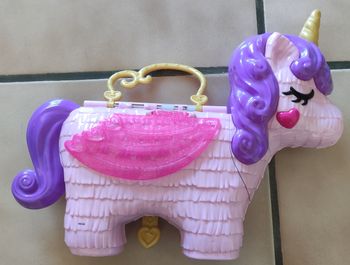 Polly Pocket Coffret Licorne en Fête Pinata