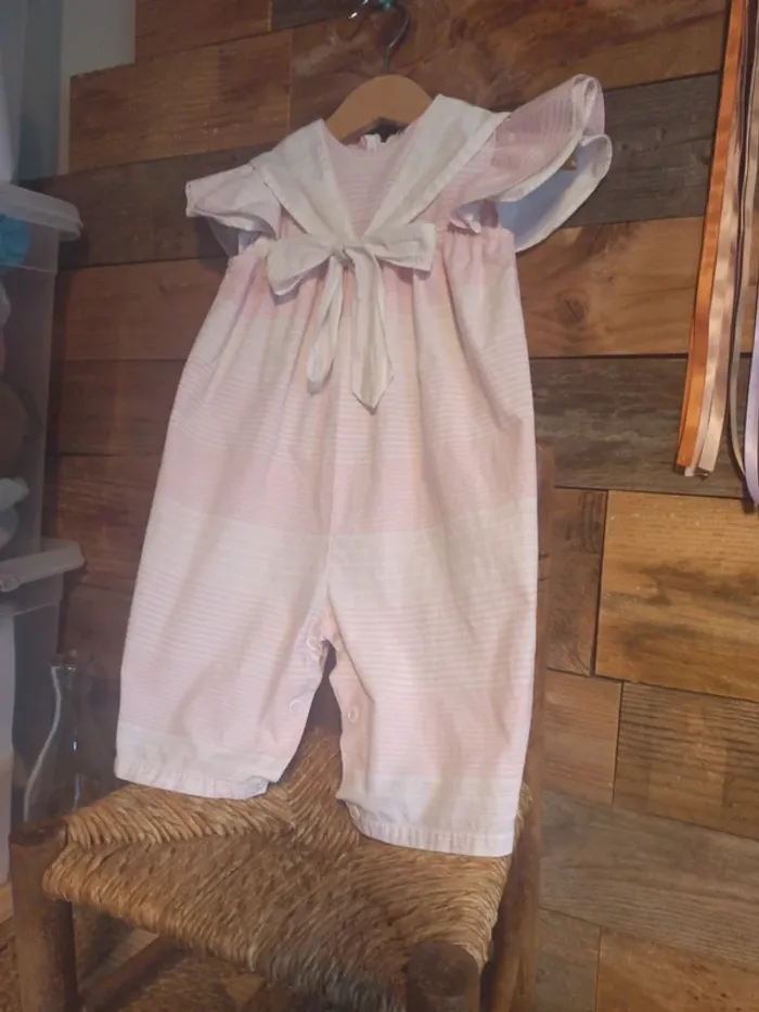 Tenue Jacadi vintage tbe 6 mois - photo numéro 3