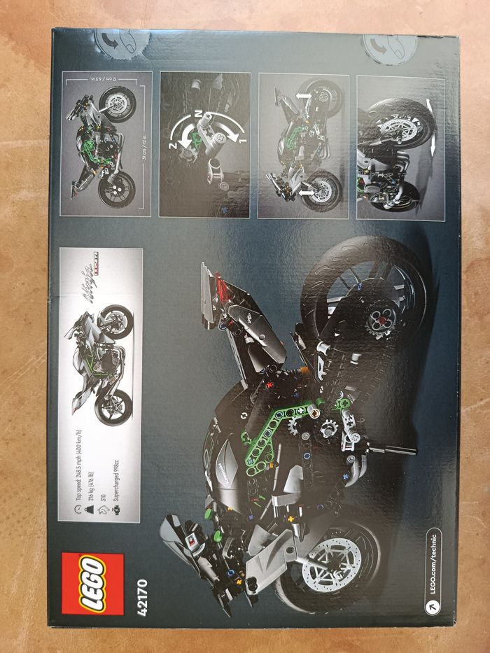 Neuf - Lego Technic - 42170 - La moto Kawasaki Ninja H2R - photo numéro 2