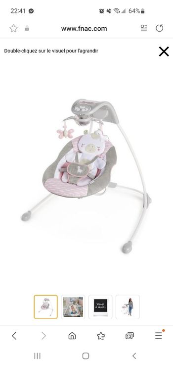 Balancelle licorne - Remise main propre