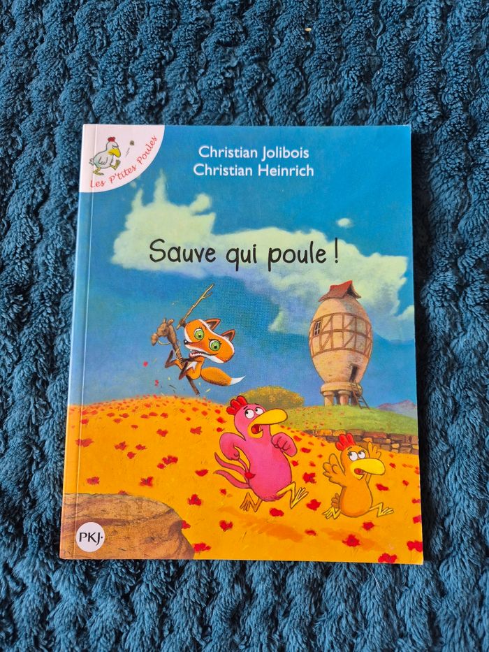 Livre enfants titre Sauve qui poule