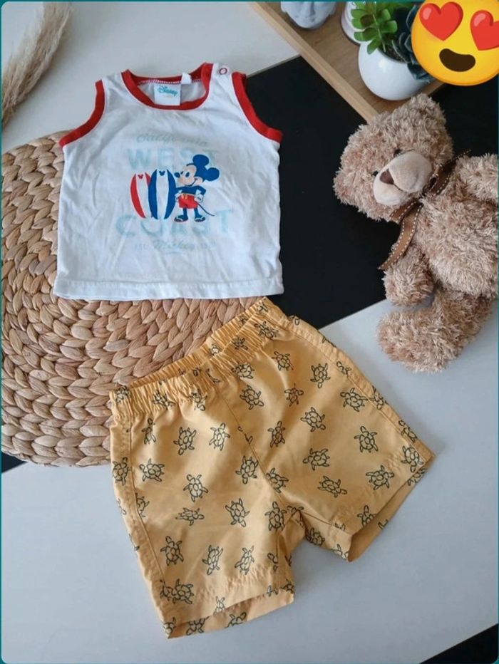 Ensemble d'été garçon Taille 6 Mois🌿🦁
