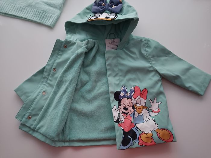 Manteau imperméable fille Disney Minnie & Daisy – Capuche avec nœud – Doublure polaire chaude - photo numéro 2