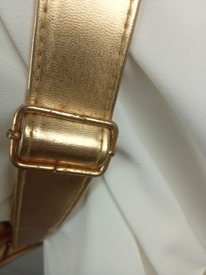 Sac bandoulière vintage doré - shoulder bag - vintage tas - bolso vintage - schoudertas - photo numéro 4