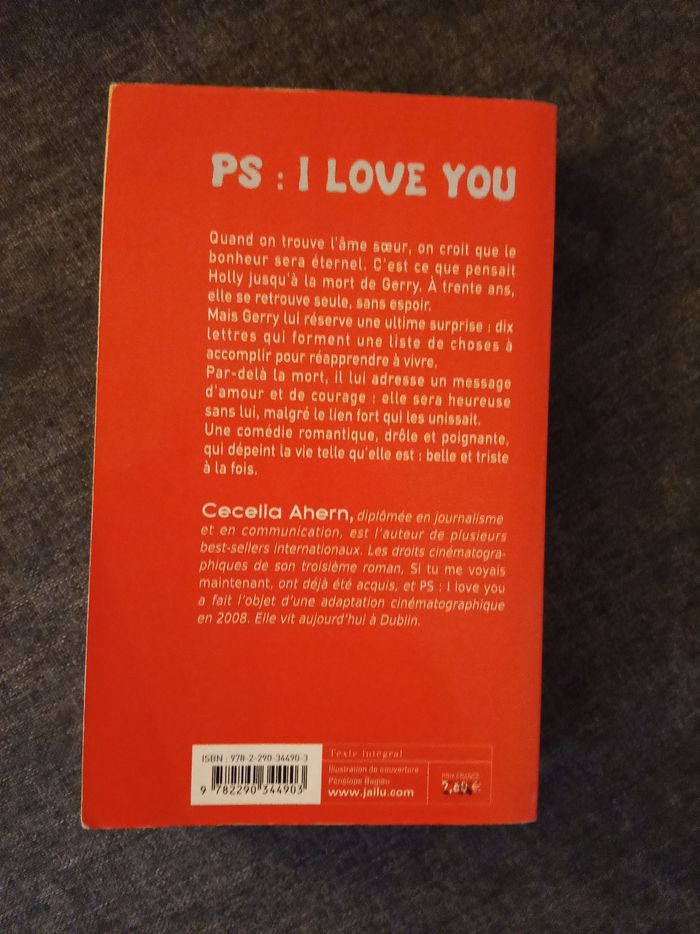 Livre (63) 📚 PS : I love you - photo numéro 2