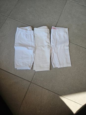 Lots de 3 pantacourt fille 12 mois