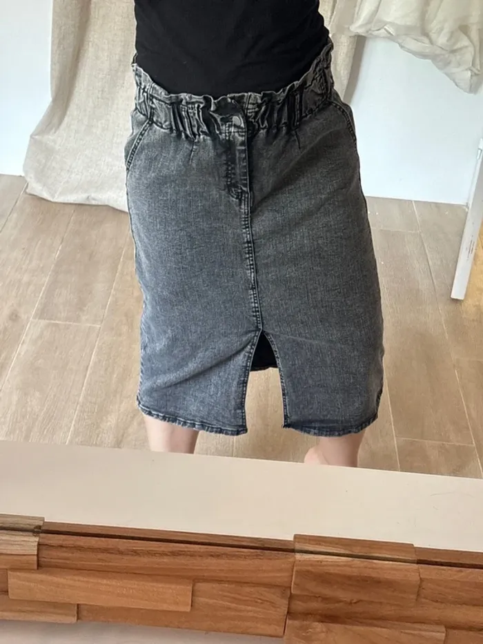 Jupe shein style jean xl - photo numéro 3