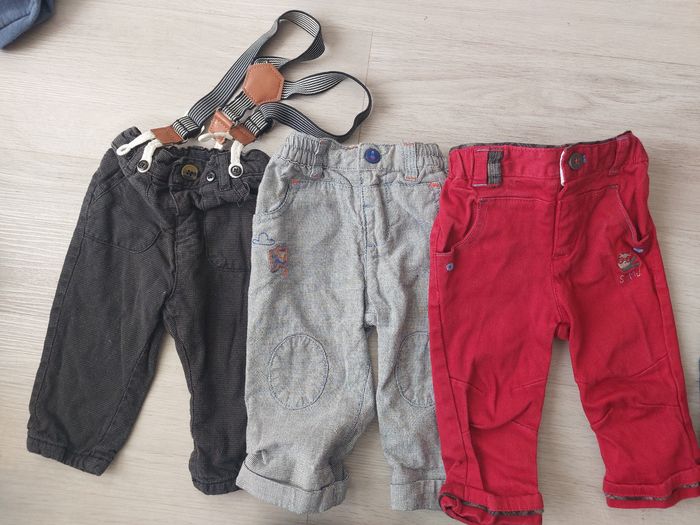Lot de 3 pantalons 6mois
