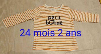Tee-shirt kimbaloo 24 mois tbe 