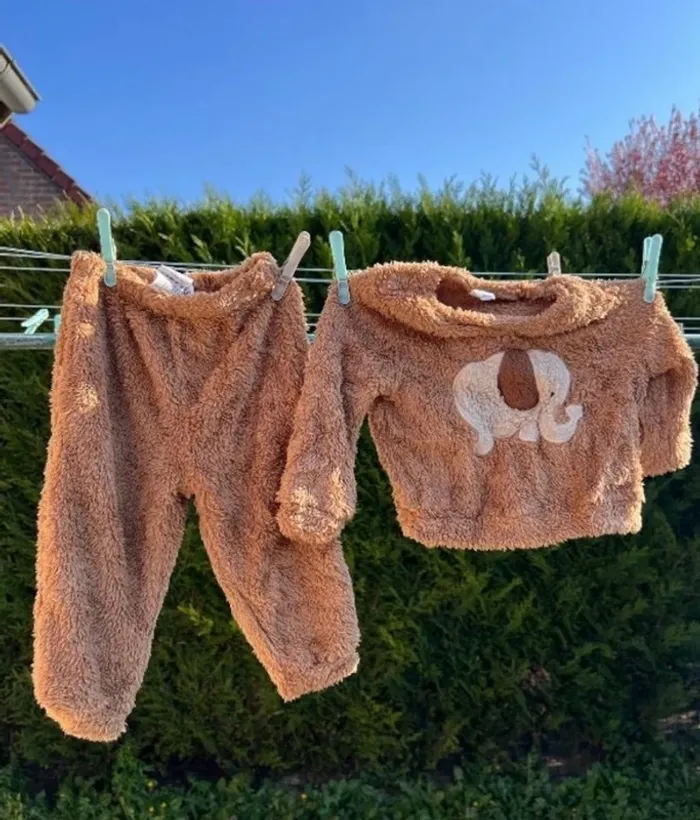 Pyjama chaud 2 pièces – SHEIN – 12-18 mois - photo numéro 2