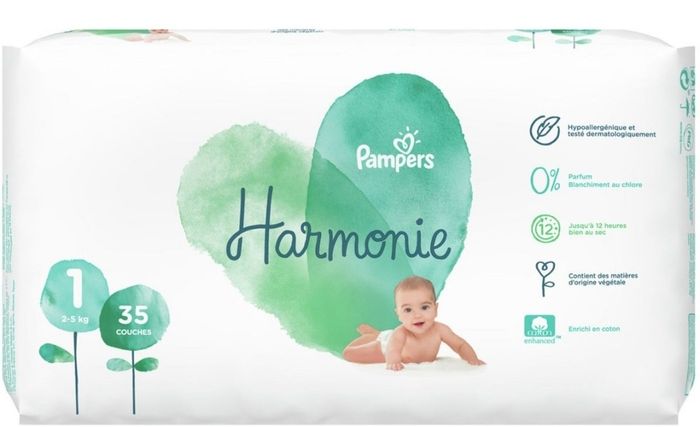 Couche pampers harmonie taille 1