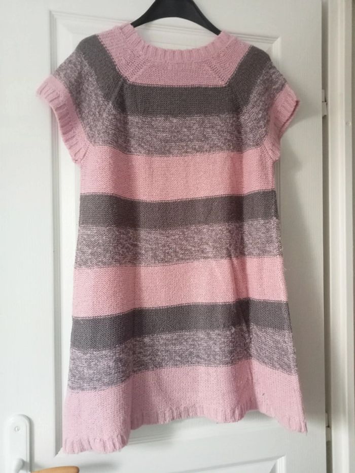 pull courtes manches blancheporte long taille 42/44 - photo numéro 2