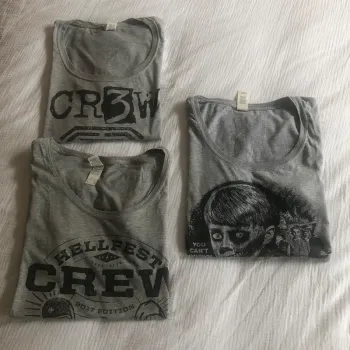 Tee-shirt Hellfest crew (lot de 3)