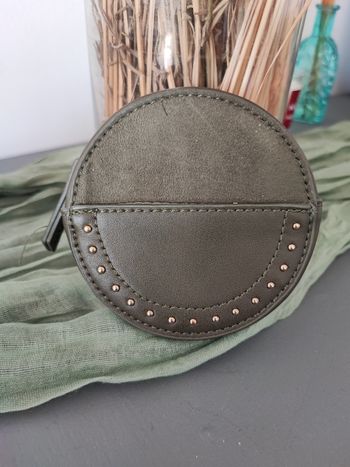 Porte monnaie bi matière moa