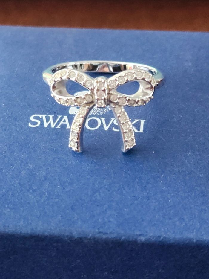 Bague Nœud Swarovski Taille 63 - photo numéro 2