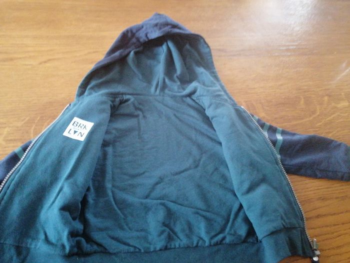 Veste jogging à capuche tissaia 3 ans - photo numéro 3