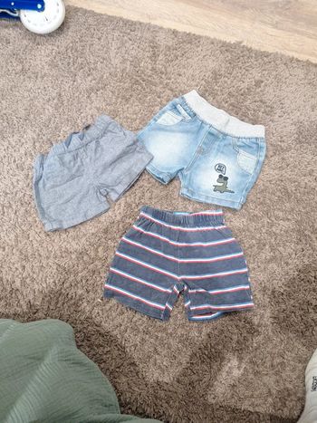 Lot shorts taille 18mois
