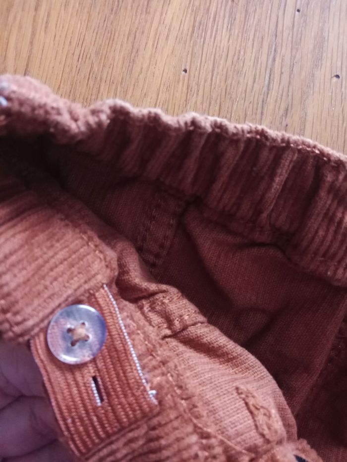 Jupe velours côtelée marron - photo numéro 4