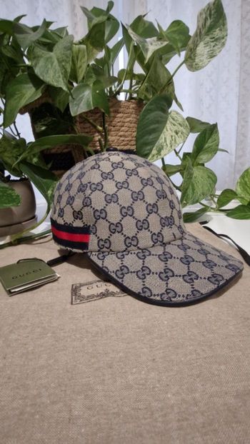 Casquette Gucci Grise/Bleu