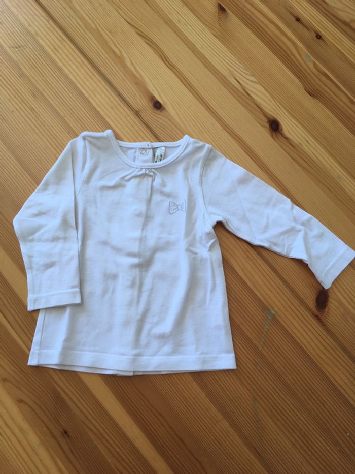Tee-shirt fin manches longues 6 mois