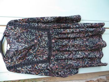 Robe noire imprimée lili & lala S