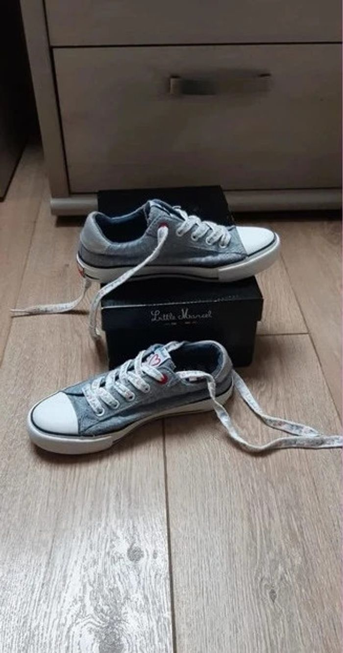 Chaussures "little marcel" grise pointure 33 en très bon état - photo numéro 2