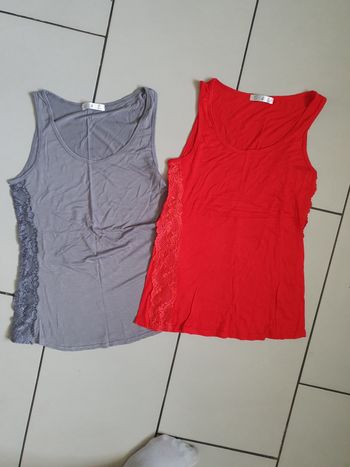 Lot 2 debardeur femme t.38