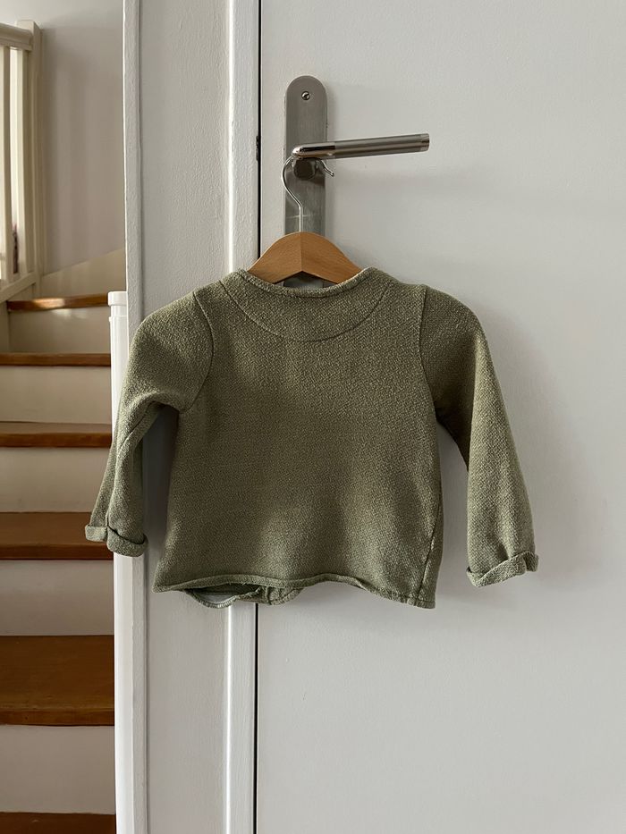 Veste kaki avec dorures - Tape à l’œil - 12 mois - photo numéro 2