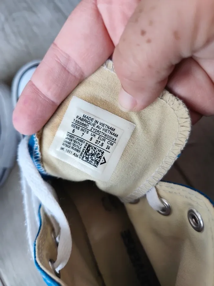 Converse hautes bleu électrique - photo numéro 10