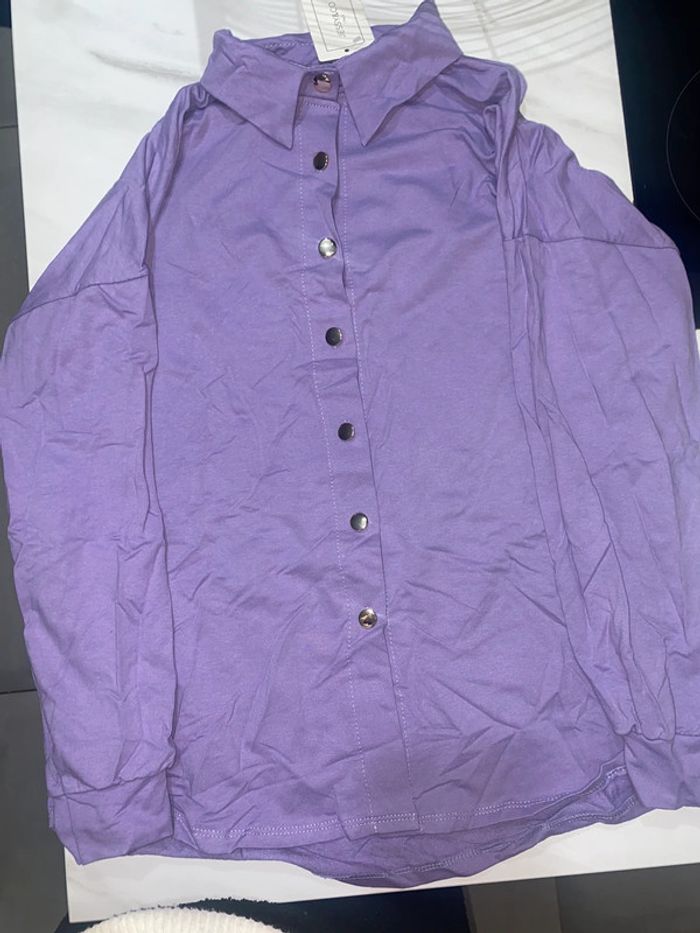 Chemise couleur Lila neuve - photo numéro 3