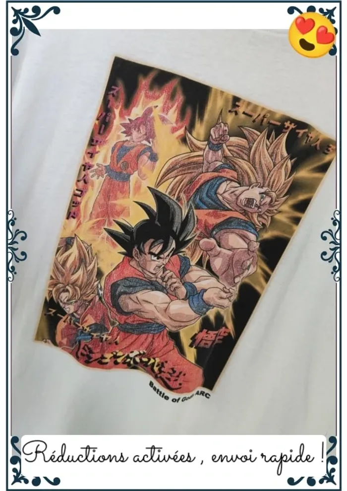 T-shirt dragon ball Z homme taille M - photo numéro 2