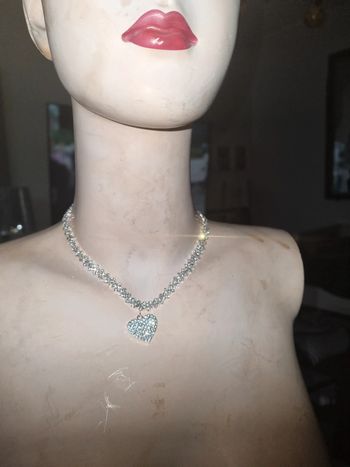 Cœur en diamant +bracelet