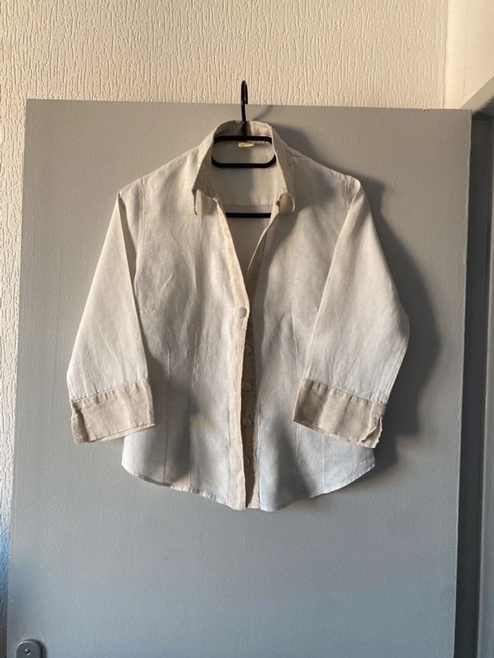 Chemise Villaret (crème), M / 38 / 10