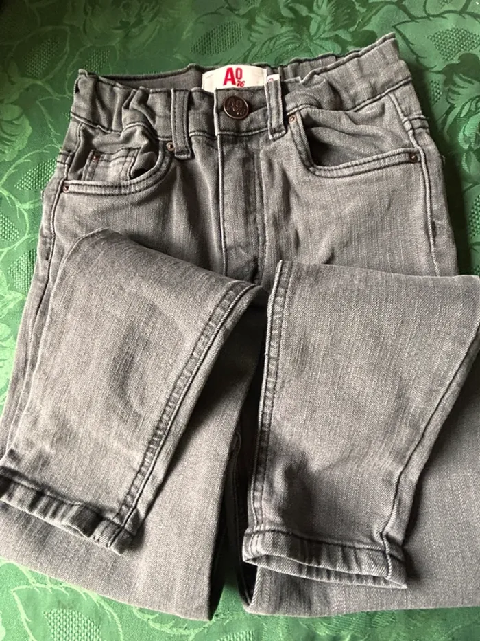 Jeans 👖 gris 10 ans garçon Ao 76
